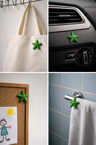 تزئینات دستساز دکوری NouraDesign3 مقاوم و ضد آب رنگ سبز